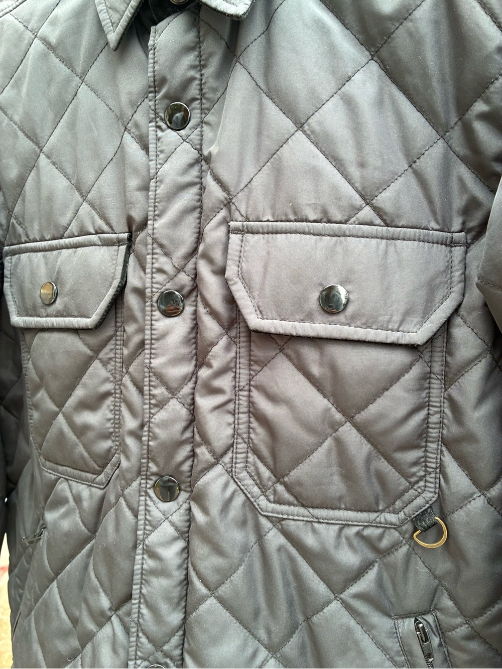 Quilted black jacket - Picture 2 of 8